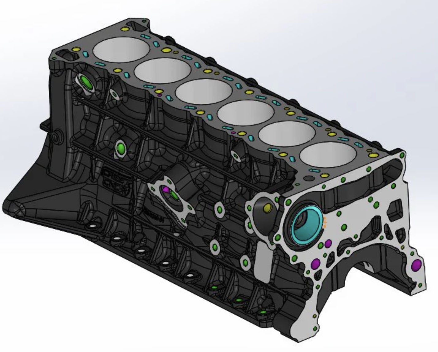 RB26 CAST IRON ENGINE BLOCK